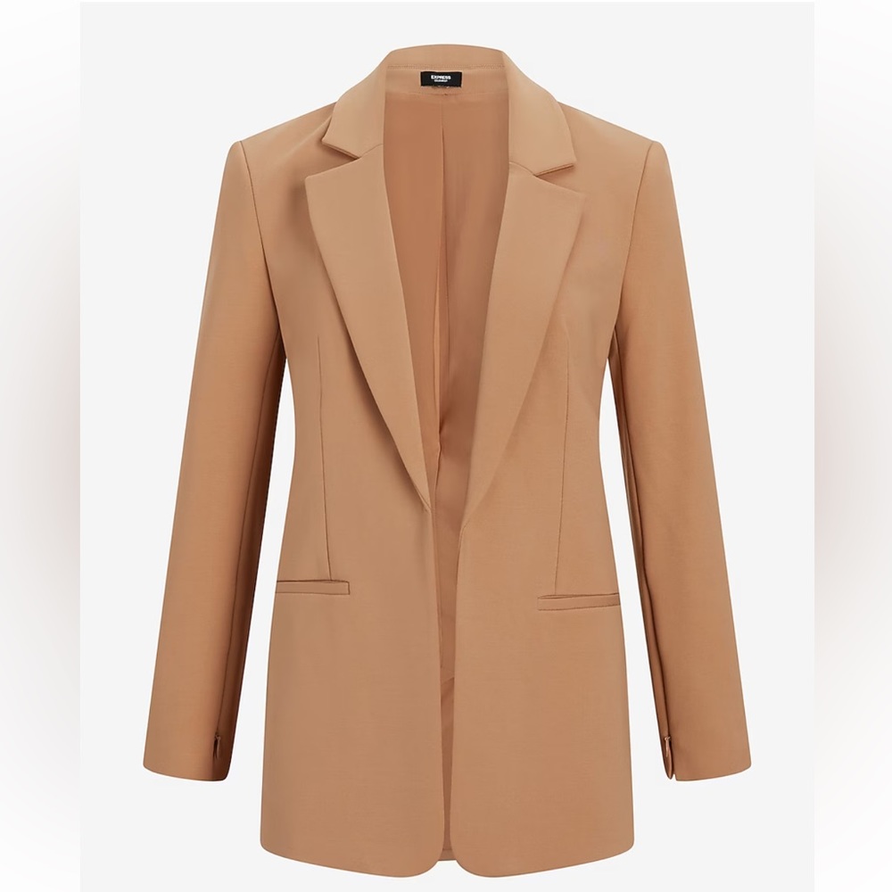 Express Columnist Open Front Blazer size Large  NWT- Camel